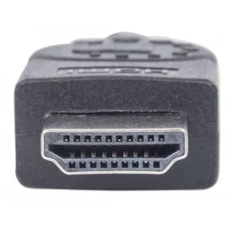 MANHATTAN kabel HDMI Male to DVI-D 24+1 Male, Dual Link, Black, 1, 8m MANHATTAN kabel HDMI Male to DVI-D 24+1 Male, Dual Link, Black, 1, 8m