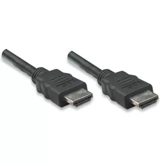 MANHATTAN kabel HDMI s Ethernetem, HEC, ARC, 3D, 4K, stíněný, 3m, Black MANHATTAN kabel HDMI s Ethernetem, HEC, ARC, 3D, 4K, stíněný, 3m, Black