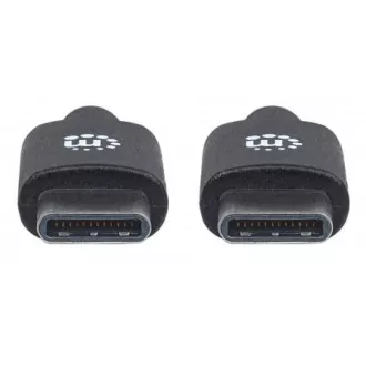 MANHATTAN kabel Hi-Speed USB-C, Type-C Male to Type-C Male, 2m, černý MANHATTAN kabel Hi-Speed USB-C, Type-C Male to Type-C Male, 2m, černý