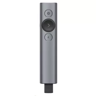 Logitech prezentér Spotlight Plus, Bezdrátový, Bluetooth, tmavě šedá Logitech prezentér Spotlight Plus, Bezdrátový, Bluetooth, tmavě šedá