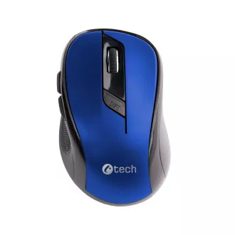 C-TECH myš WLM-02, černo-modrá, bezdrátová, 1600DPI, 6 tlačítek, USB nano receiver C-TECH myš WLM-02, černo-modrá, bezdrátová, 1600DPI, 6 tlačítek, USB nano receiver