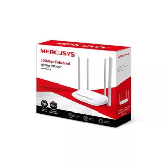 MERCUSYS MW325R WiFi4 router (N300, 2, 4GHz, 3x100Mb/s LAN, 1xMb/s WAN) MERCUSYS MW325R WiFi4 router (N300, 2, 4GHz, 3x100Mb/s LAN, 1xMb/s WAN)