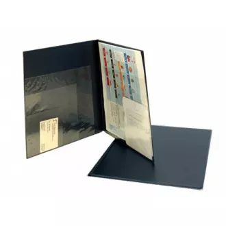 Složka A4 PVC vícenásobné kapsy modrá Složka A4 PVC vícenásobné kapsy modrá
