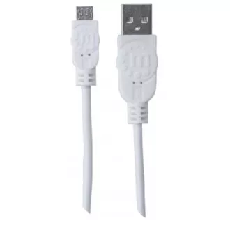 MANHATTAN Kabel propojovací USB 2.0 A Male / Micro-B Male, 1m, bílý MANHATTAN Kabel propojovací USB 2.0 A Male / Micro-B Male, 1m, bílý