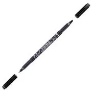 Popisovač Centropen oboustr. 3616 CD/DVD/BD černý válcový hrot 0,6 a 2,5mm