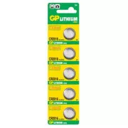 Baterie lithiová, CR2016, 3V, GP, blistr, 5-pack, cena za 1 ks Baterie