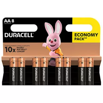 Duracell BASIC Jednorázová alkalická baterie AA, 8-pack Duracell BASIC Jednorázová alkalická baterie AA, 8-pack