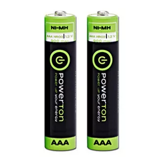 Powerton ENERGY RECHARGE Nabíjecí Ni-MH baterie AAA, 2-pack Powerton ENERGY RECHARGE Nabíjecí Ni-MH baterie AAA, 2-pack