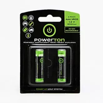 Powerton ENERGY RECHARGE Nabíjecí Ni-MH baterie AAA, 2-pack Powerton ENERGY RECHARGE Nabíjecí Ni-MH baterie AAA, 2-pack
