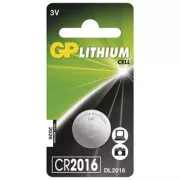 GP Jednorázová lithiová baterie CR2016, 1-pack