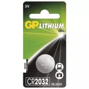 GP Jednorázová lithiová baterie CR2032, 1-pack