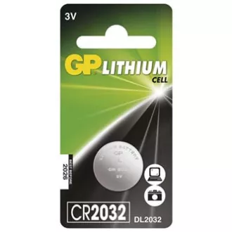 GP Jednorázová lithiová baterie CR2032, 1-pack GP Jednorázová lithiová baterie CR2032, 1-pack