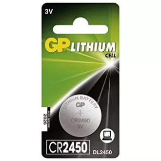 GP Jednorázová lithiová baterie CR2450, 1-pack GP Jednorázová lithiová baterie CR2450, 1-pack