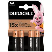 Duracell Jednorázová alkalická baterie AA, 4-pack