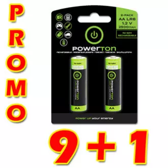 Powerton ENERGY RECHARGE Nabíjecí Ni-MH baterie AA, 10x2-pack Powerton ENERGY RECHARGE Nabíjecí Ni-MH baterie AA, 10x2-pack