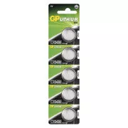 GP Jednorázová lithiová baterie CR2430, 5-pack