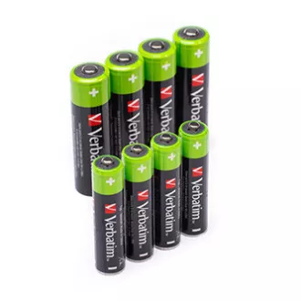 Nabíjecí baterie, AAA (HR03), 1.2V, 950 mAh, Verbatim, blistr, 4-pack Nabíjecí baterie, AAA (HR03), 1.2V, 950 mAh, Verbatim, blistr, 4-pack