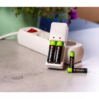 Nabíjecí baterie, AAA (HR03), 1.2V, 950 mAh, Verbatim, blistr, 4-pack Nabíjecí baterie, AAA (HR03), 1.2V, 950 mAh, Verbatim, blistr, 4-pack