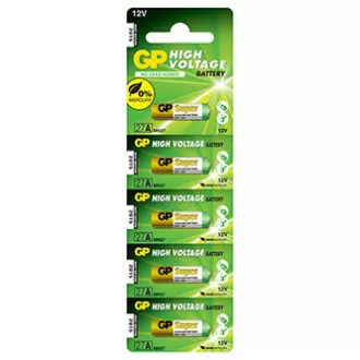 GP Jednorázová alkalická baterie A27, 5-pack GP Jednorázová alkalická baterie A27, 5-pack