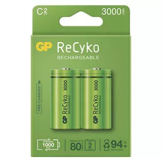 Nabíjecí baterie, C (HR14), 1.2V, 3000 mAh, GP, krabička, 2-pack Nabíjecí baterie, C (HR14), 1.2V, 3000 mAh, GP, krabička, 2-pack