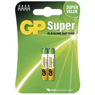 GP Jednorázová alkalická baterie AAAA, 2-pack GP Jednorázová alkalická baterie AAAA, 2-pack