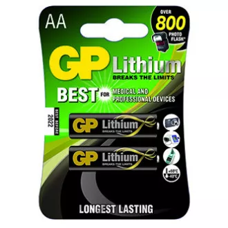 GP Jednorázová lithiová baterie AA, 2-pack GP Jednorázová lithiová baterie AA, 2-pack