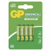 GP Jednorázová zinkochloridová baterie AAA, 4-pack