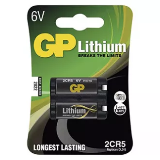 GP Jednorázová lithiová baterie 2CR5, 1-pack GP Jednorázová lithiová baterie 2CR5, 1-pack