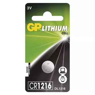 GP Jednorázová lithiová baterie CR1216, 1-pack GP Jednorázová lithiová baterie CR1216, 1-pack