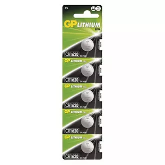 GP Jednorázová lithiová baterie CR1620, 5-pack GP Jednorázová lithiová baterie CR1620, 5-pack
