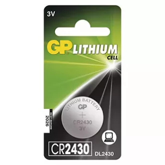 GP Jednorázová lithiová baterie CR2430, 1-pack GP Jednorázová lithiová baterie CR2430, 1-pack