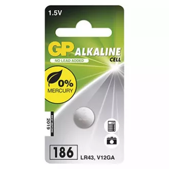 GP Jednorázová alkalická baterie LR43, 1-pack