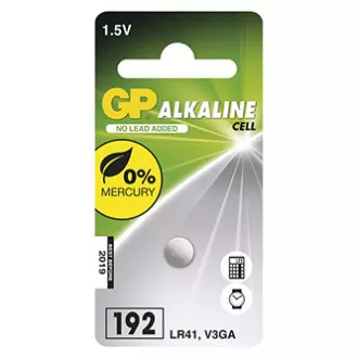 GP Jednorázová alkalická baterie LR41, 1-pack GP Jednorázová alkalická baterie LR41, 1-pack