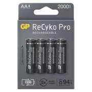 GP Nabíjecí Ni-MH baterie AA, 4-pack