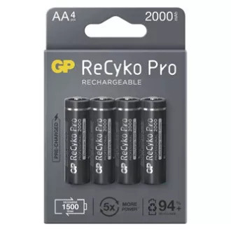 GP Nabíjecí Ni-MH baterie AA, 4-pack