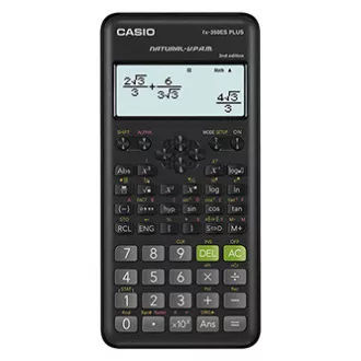 Casio Kalkulačka FX 350 ES PLUS 2E, černá, stolní