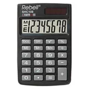Rebell Kalkulačka RE-SHC108 BX, RE-SHC100N BX, černá, kapesní, osmimístná