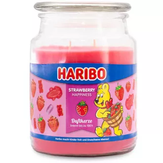 HARIBO Vonná svíčka Strawberry Happiness 510 g HARIBO Vonná svíčka Strawberry Happiness 510 g