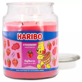 HARIBO Vonná svíčka Strawberry Happiness 510 g HARIBO Vonná svíčka Strawberry Happiness 510 g