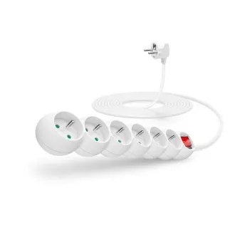 CONNECT IT prodlužovací kabel 230 V, 6 zásuvek, 3 m, s vypínačem (černý) CONNECT IT prodlužovací kabel 230 V, 6 zásuvek, 3 m, s vypínačem (černý)