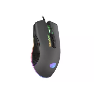 Fury Herní myš Scrapper, herní, 6400DPI, USB, optická, drátová, RGB, 7 tlačítek, kabel délka 1,6m, černá Fury Herní myš Scrapper, herní, 6400DPI, USB, optická, drátová, RGB, 7 tlačítek, kabel délka 1,6m, černá