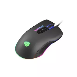 Fury Herní myš Scrapper, herní, 6400DPI, USB, optická, drátová, RGB, 7 tlačítek, kabel délka 1,6m, černá Fury Herní myš Scrapper, herní, 6400DPI, USB, optická, drátová, RGB, 7 tlačítek, kabel délka 1,6m, černá