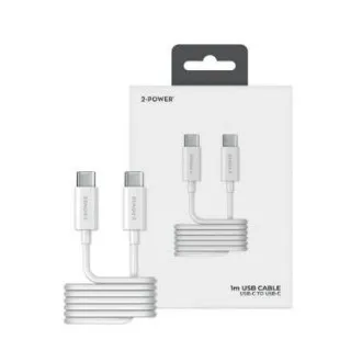 2-Power kabel USB-C to USB-C, 1M 2-Power kabel USB-C to USB-C, 1M
