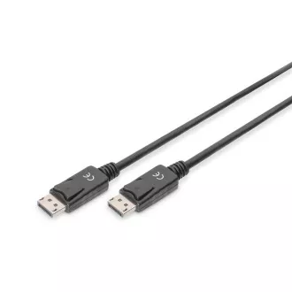 Digitus Připojovací kabel DisplayPort 1.2, DP M/M, 2,0 m, se západkou, Ultra HD 4K, bl Digitus Připojovací kabel DisplayPort 1.2, DP M/M, 2,0 m, se západkou, Ultra HD 4K, bl