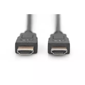 Digitus Připojovací kabel HDMI High Speed, typ A M/M, 2,0 m, Ultra HD 60p, zlatý, bl Digitus Připojovací kabel HDMI High Speed, typ A M/M, 2,0 m, Ultra HD 60p, zlatý, bl