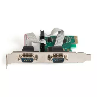 Digitus Adaptér PCI Express x1 2xseriový port, +low profile čipová sada: ASIX99100 Digitus Adaptér PCI Express x1 2xseriový port, +low profile čipová sada: ASIX99100