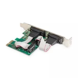 Digitus Adaptér PCI Express x1 2xseriový port, +low profile čipová sada: ASIX99100 Digitus Adaptér PCI Express x1 2xseriový port, +low profile čipová sada: ASIX99100