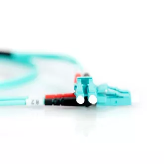 DIGITUS Fiber Optic Patch Cord, LC to LC, Multimode, OM3, 50/125 µ, Duplex Length 1m DIGITUS Fiber Optic Patch Cord, LC to LC, Multimode, OM3, 50/125 µ, Duplex Length 1m