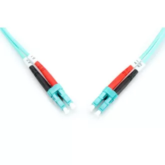 DIGITUS Fiber Optic Patch Cord, LC to LC, Multimode, OM3, 50/125 µ, Duplex Length 1m DIGITUS Fiber Optic Patch Cord, LC to LC, Multimode, OM3, 50/125 µ, Duplex Length 1m