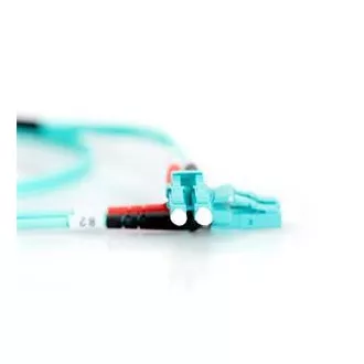 DIGITUS Fiber Optic Patch Cord, LC to LC, Multimode, OM3, 50/125 µ, Duplex Length 1m DIGITUS Fiber Optic Patch Cord, LC to LC, Multimode, OM3, 50/125 µ, Duplex Length 1m